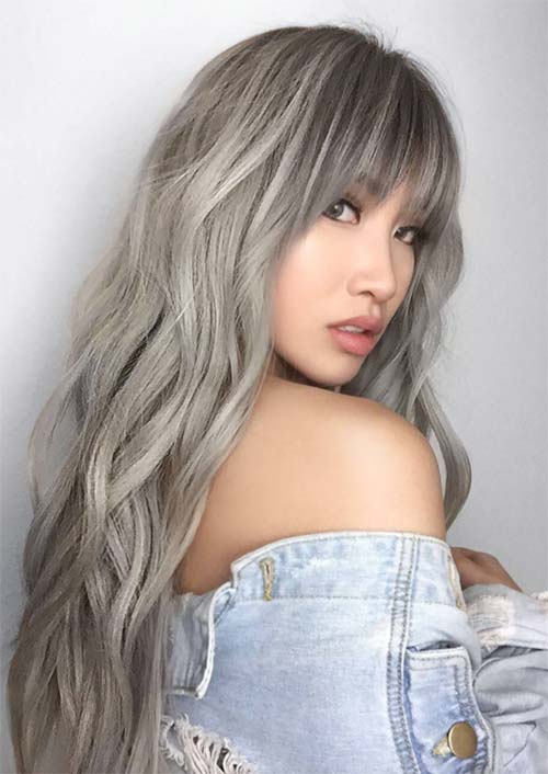 Long Hair with Bangs: 55 Stunning Styles & Styling Tips