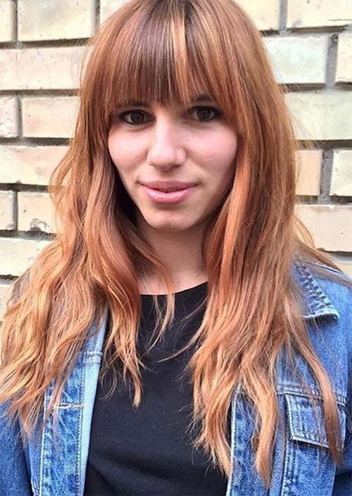 Long Hair with Bangs: 55 Stunning Styles & Styling Tips