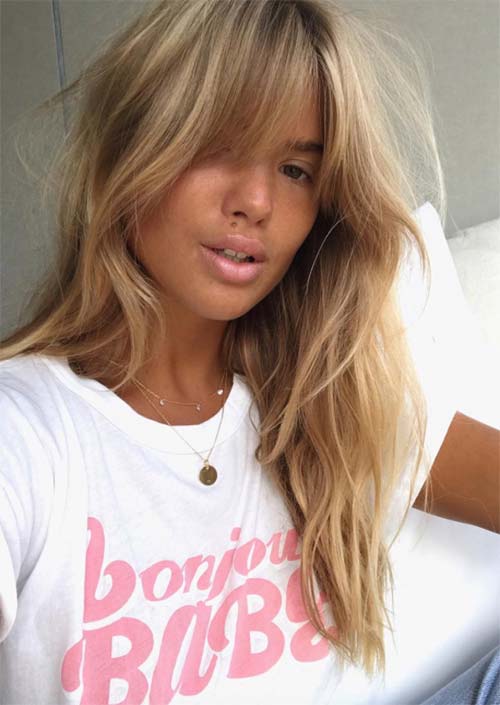 Long Hair with Bangs: 55 Stunning Styles & Styling Tips