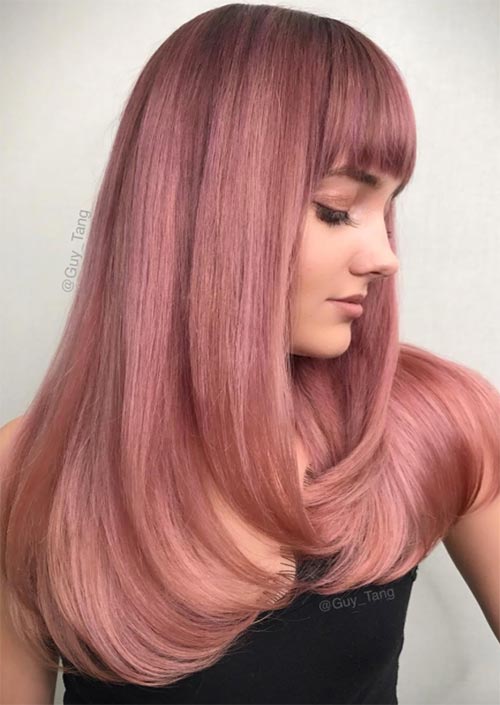 Long Hair with Bangs: 55 Stunning Styles & Styling Tips