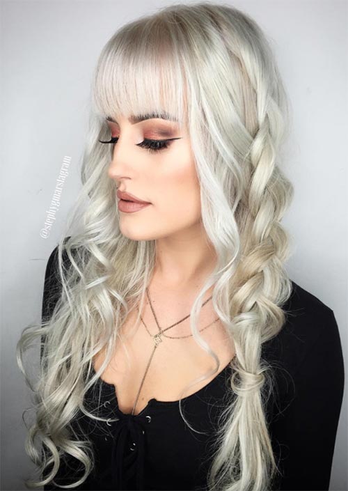 Long Hair with Bangs: 55 Stunning Styles & Styling Tips