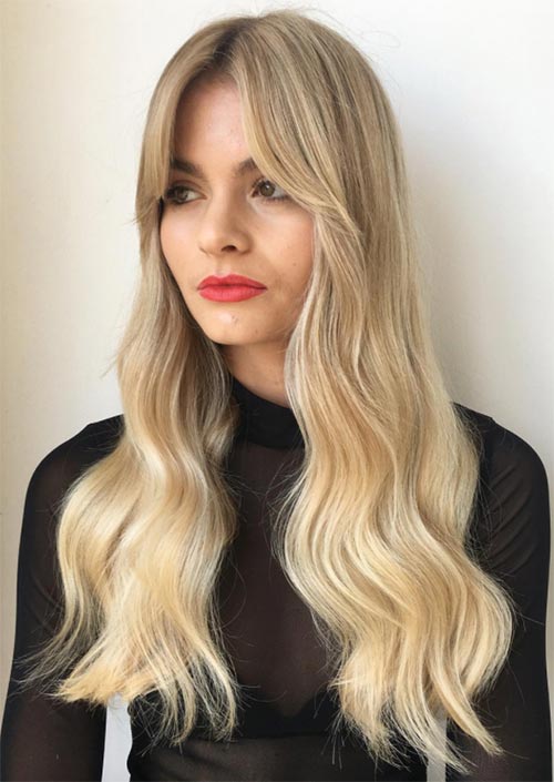 Long Hair with Bangs: 55 Stunning Styles & Styling Tips