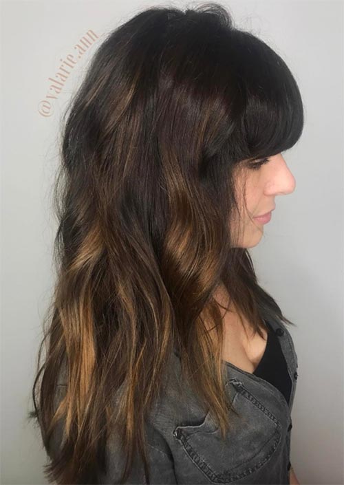 Long Hair with Bangs: 55 Stunning Styles & Styling Tips
