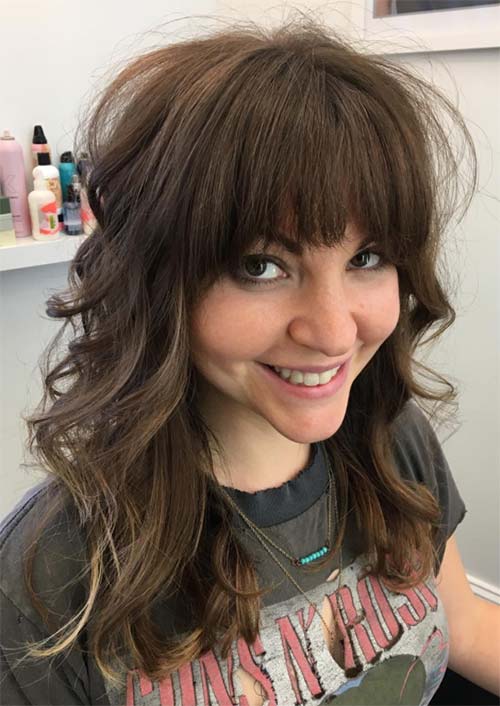 Long Hair with Bangs: 55 Stunning Styles & Styling Tips