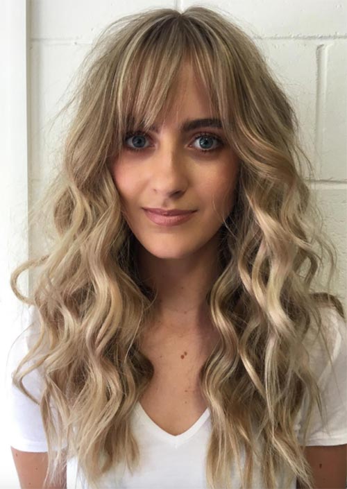 Long Hair with Bangs: 55 Stunning Styles & Styling Tips