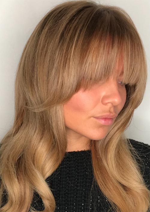 Long Hair with Bangs: 55 Stunning Styles & Styling Tips