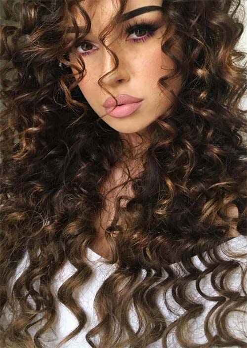 Long Curly Hairstyles: 51 Chic Styles & Styling Tips