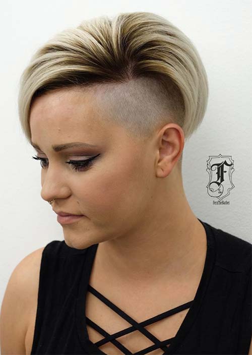 Trendy Short Undercut Hairstyles for Women: 51 Edgy Looks