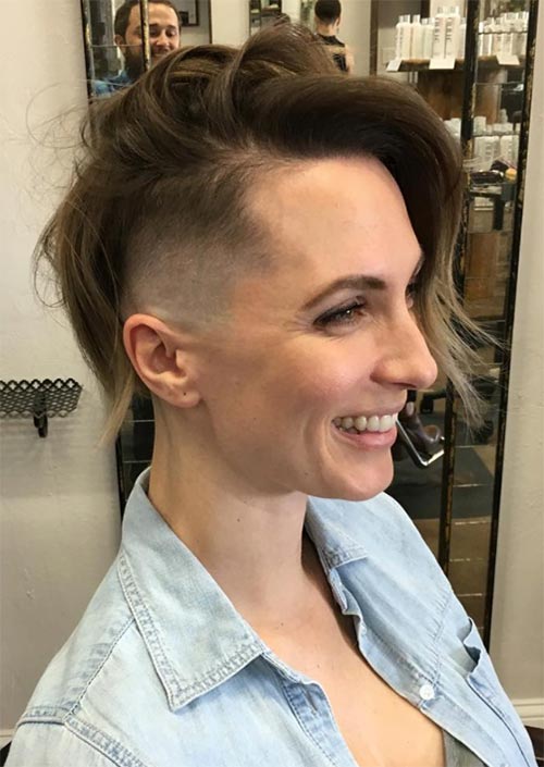 Trendy Short Undercut Hairstyles for Women: 51 Edgy Looks