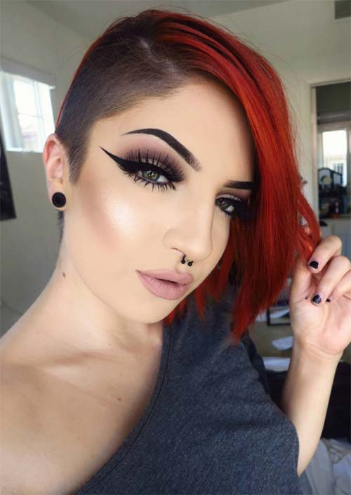 Trendy Short Undercut Hairstyles for Women: 51 Edgy Looks