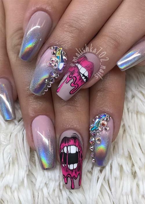 51 Acrylic Nail Designs for 2024: Inspiration & Ideas