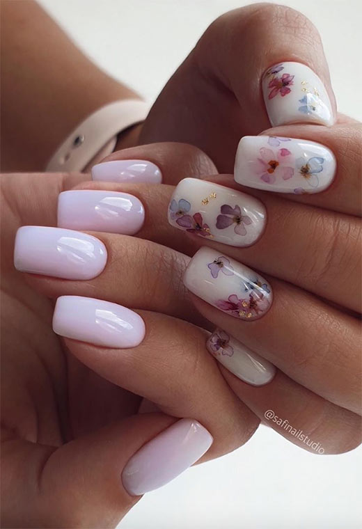 53 Stunning Flower Nail Designs for Every Season | Nail Art Ideas