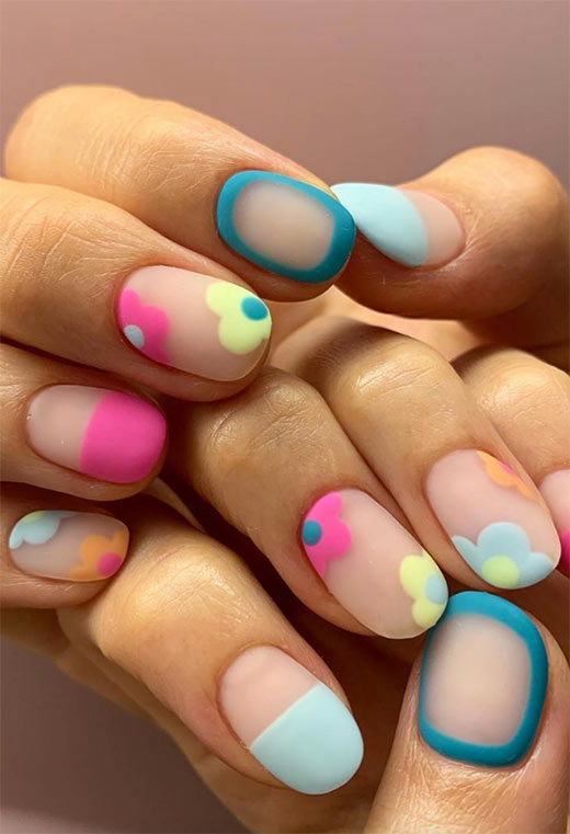 53 Stunning Flower Nail Designs for Every Season | Nail Art Ideas