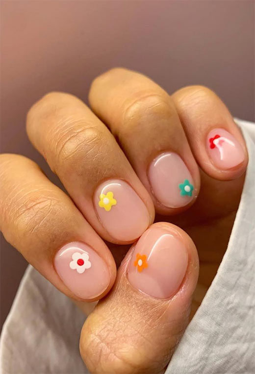 53 Stunning Flower Nail Designs for Every Season | Nail Art Ideas