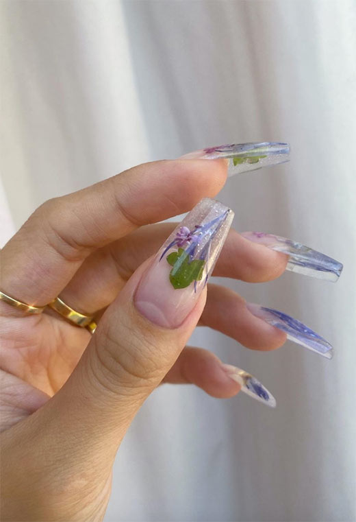 53 Stunning Flower Nail Designs for Every Season | Nail Art Ideas