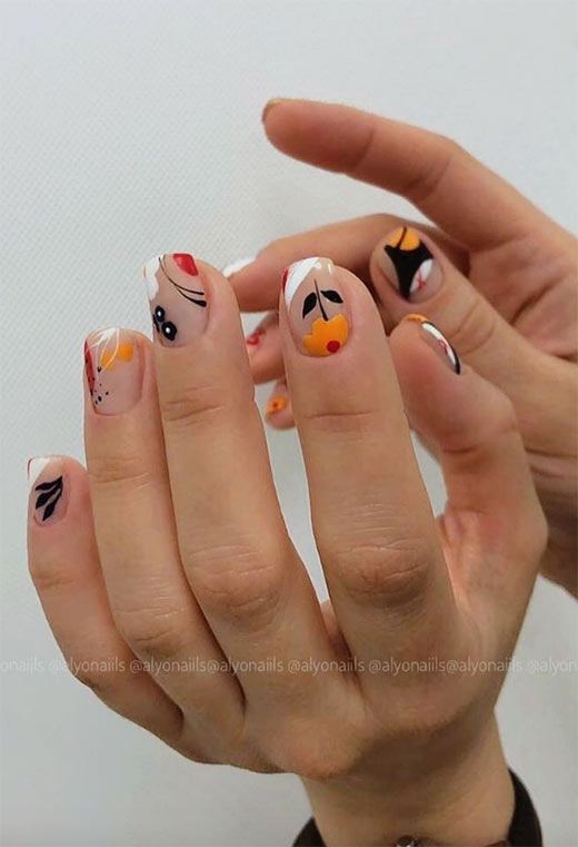 53 Stunning Flower Nail Designs for Every Season | Nail Art Ideas