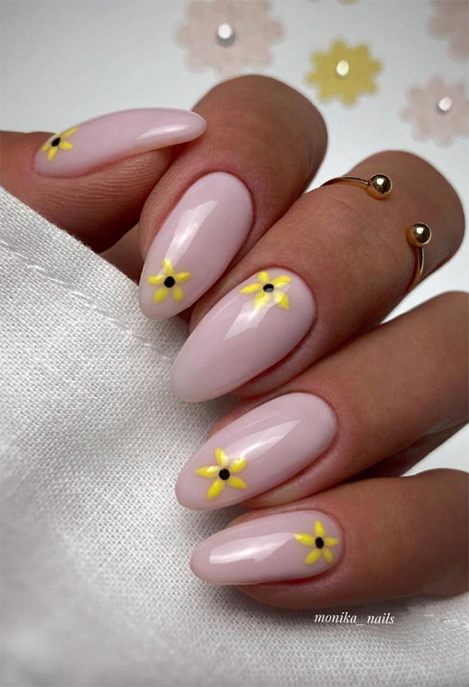 53 Stunning Flower Nail Designs for Every Season | Nail Art Ideas