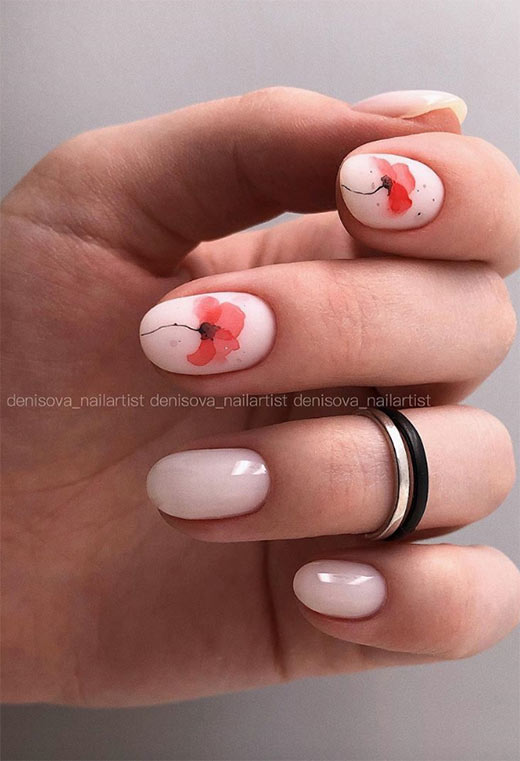 53 Stunning Flower Nail Designs for Every Season | Nail Art Ideas