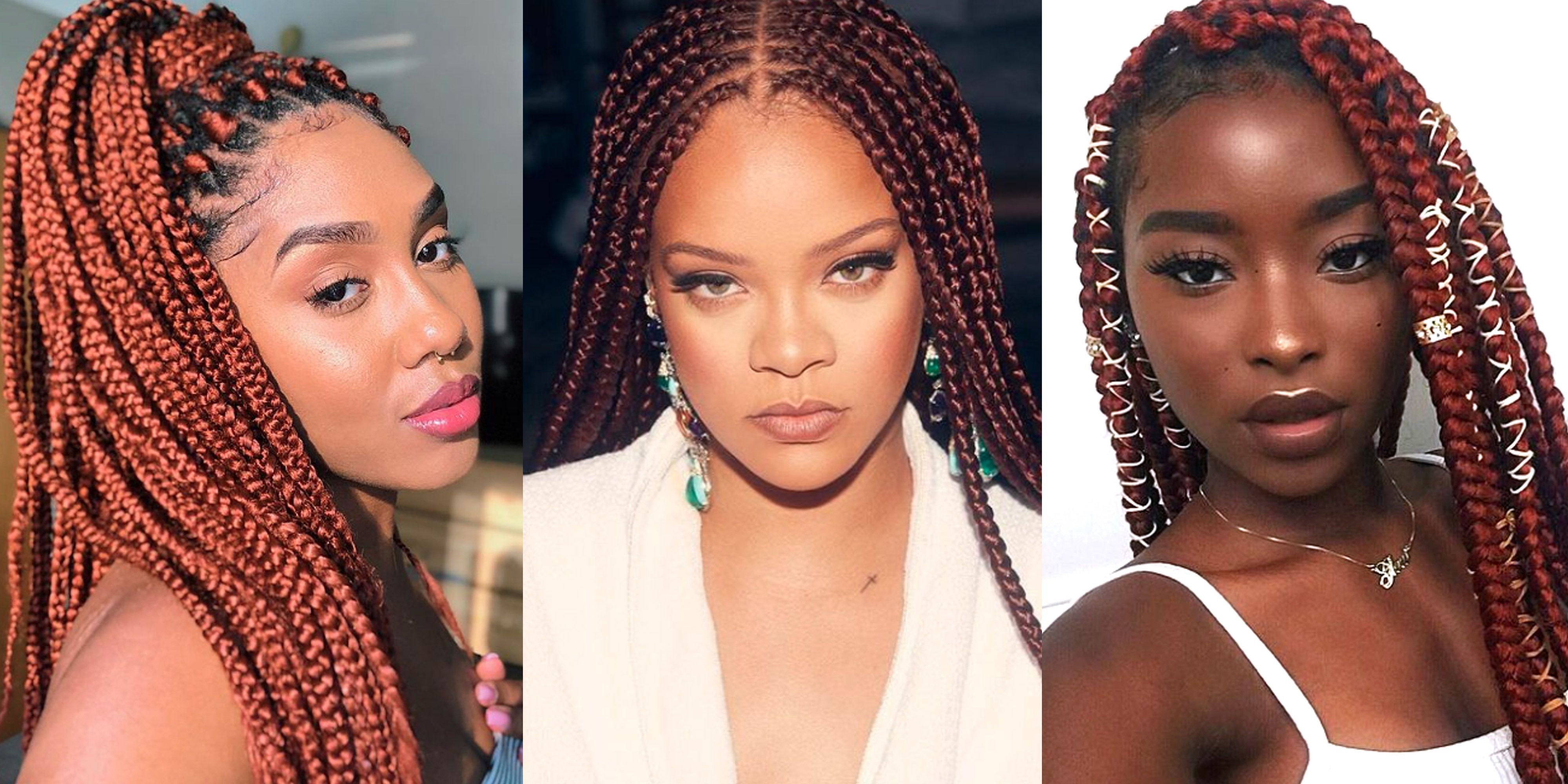 Trending Red Box Braids: 12 Stunning Styles for 2024