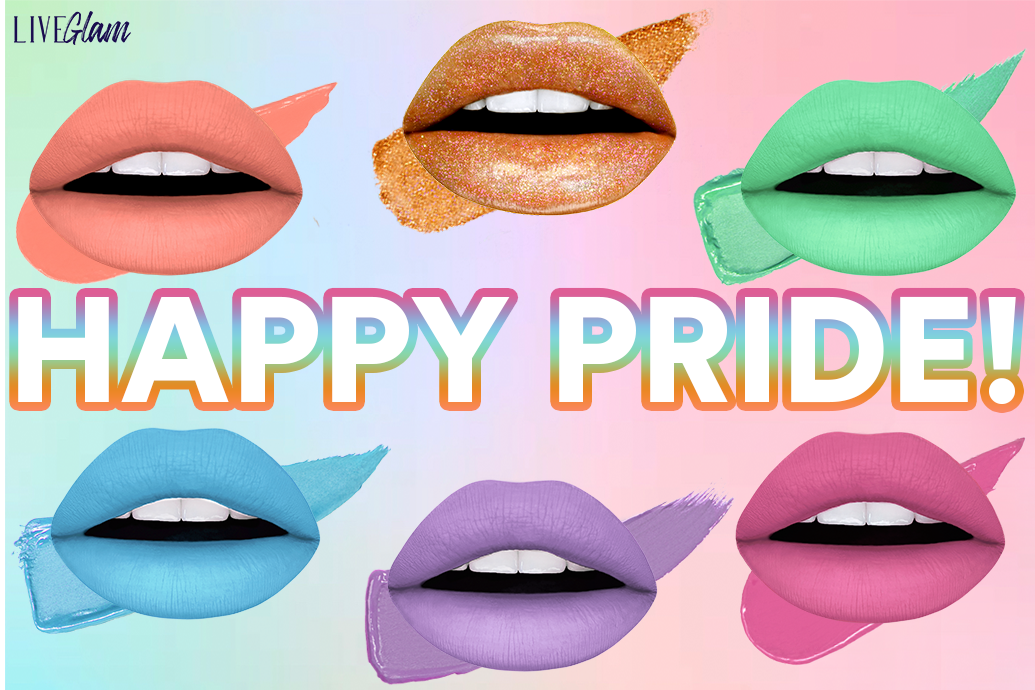 LiveGlam Pride Collection 2021: Vibrant Rainbow Lipsticks + Donation to Trevor Project