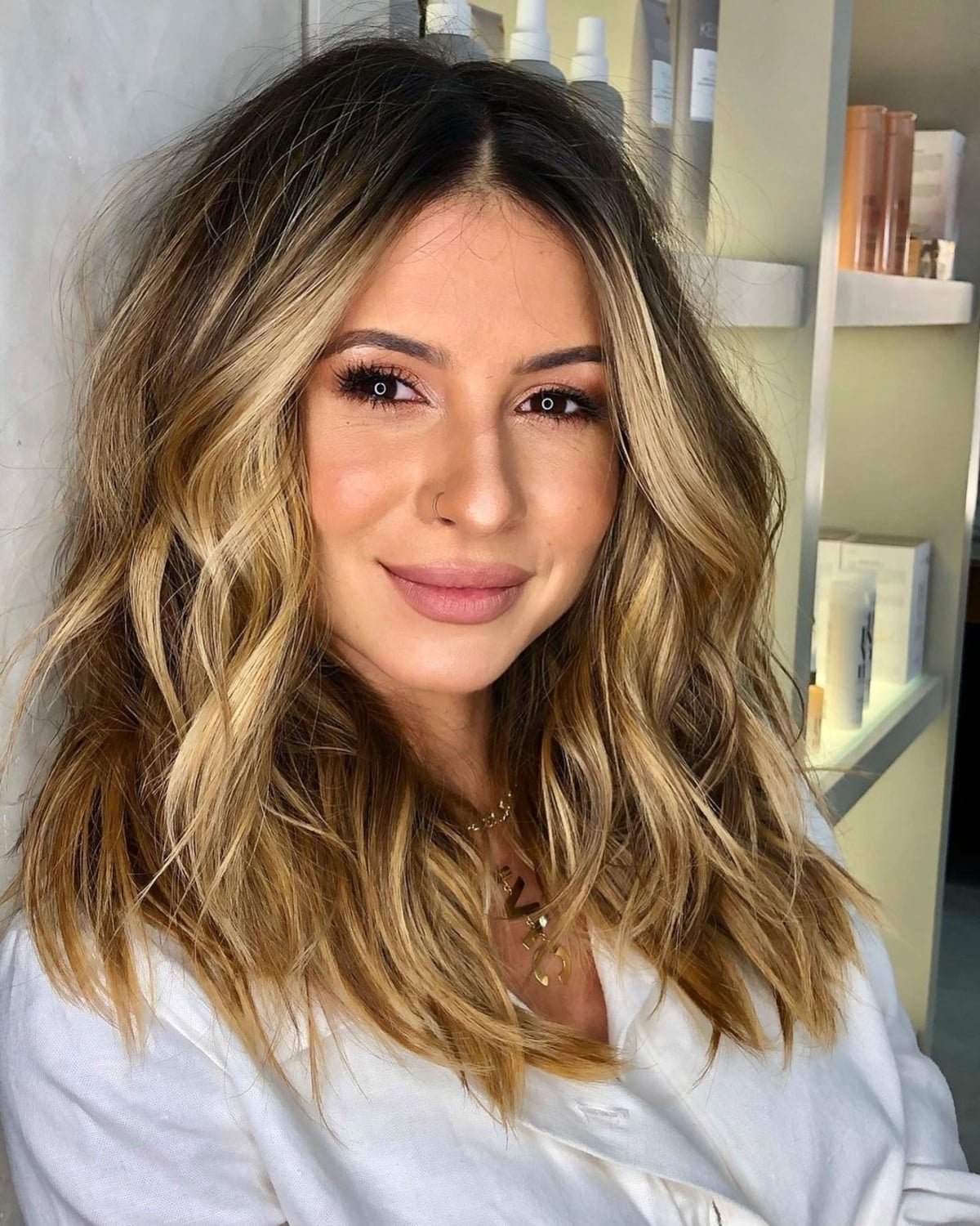 Medium Hairstyles for Thick Hair: 35 Styles to Enhance Volume & Movement
