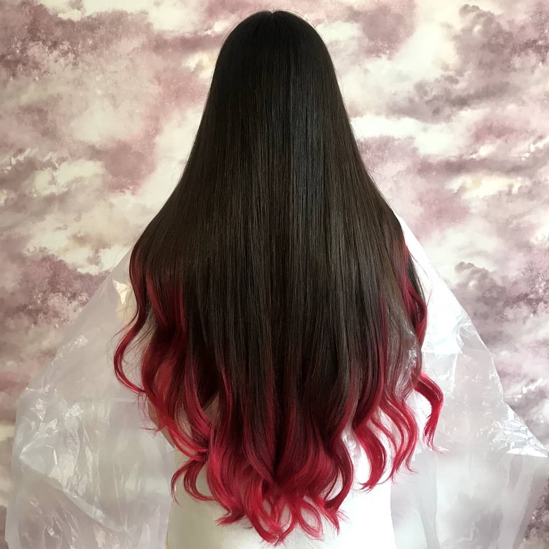 Red & Black Hair: Ombre, Balayage & Highlights - Stunning Transformations
