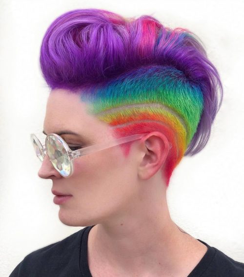 Rainbow Hair Colors: 33 Stunning Ideas for 2024