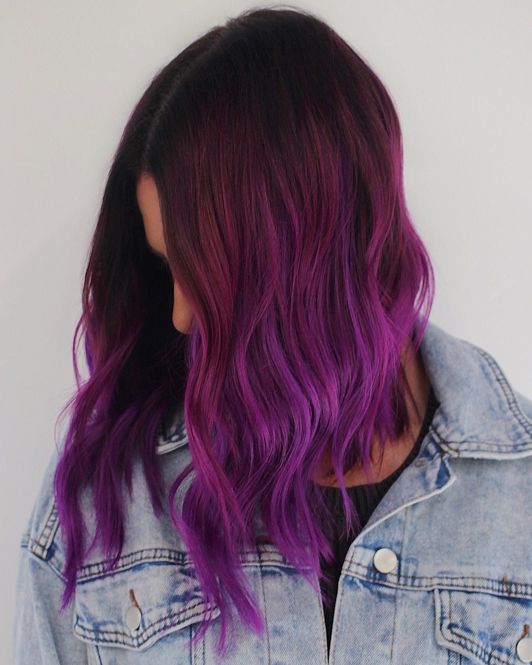 23 Stunning Dark Purple Hair Colors for Women in 2024