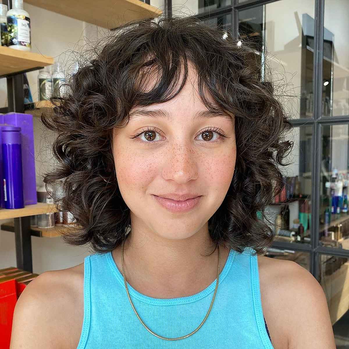 Curly Shag Lob Haircuts: 15 Trendy Styles for Curly Hair