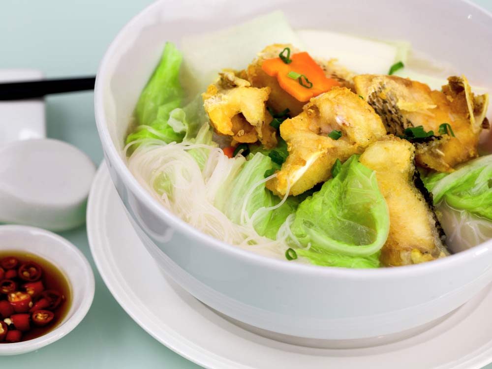 Healthy Global Lunch Ideas: Singapore s Fish Bee Hoon Soup