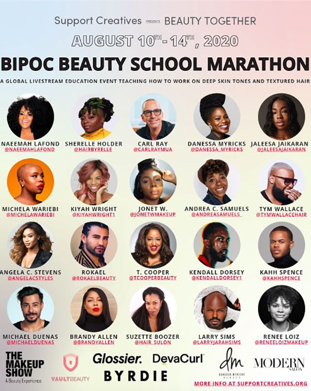BIPOC Beauty School Marathon: Masterclasses & Education for Diverse Beauty
