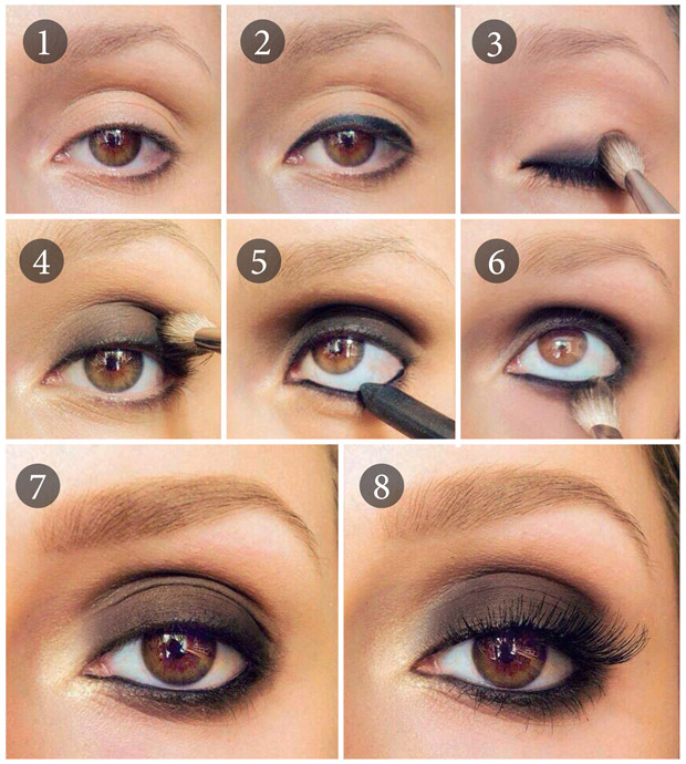 Evening Makeup for Brown Eyes: A Step-by-Step Guide with Green Shades