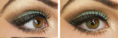 Evening Makeup for Brown Eyes: A Step-by-Step Guide with Green Shades