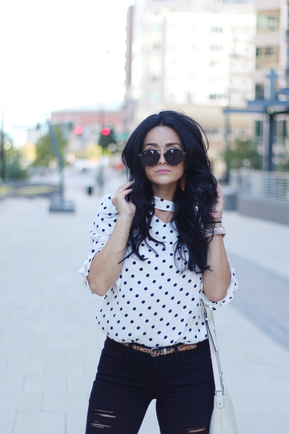 Polka Dot Style: Balancing Girly & Edgy Streetwear