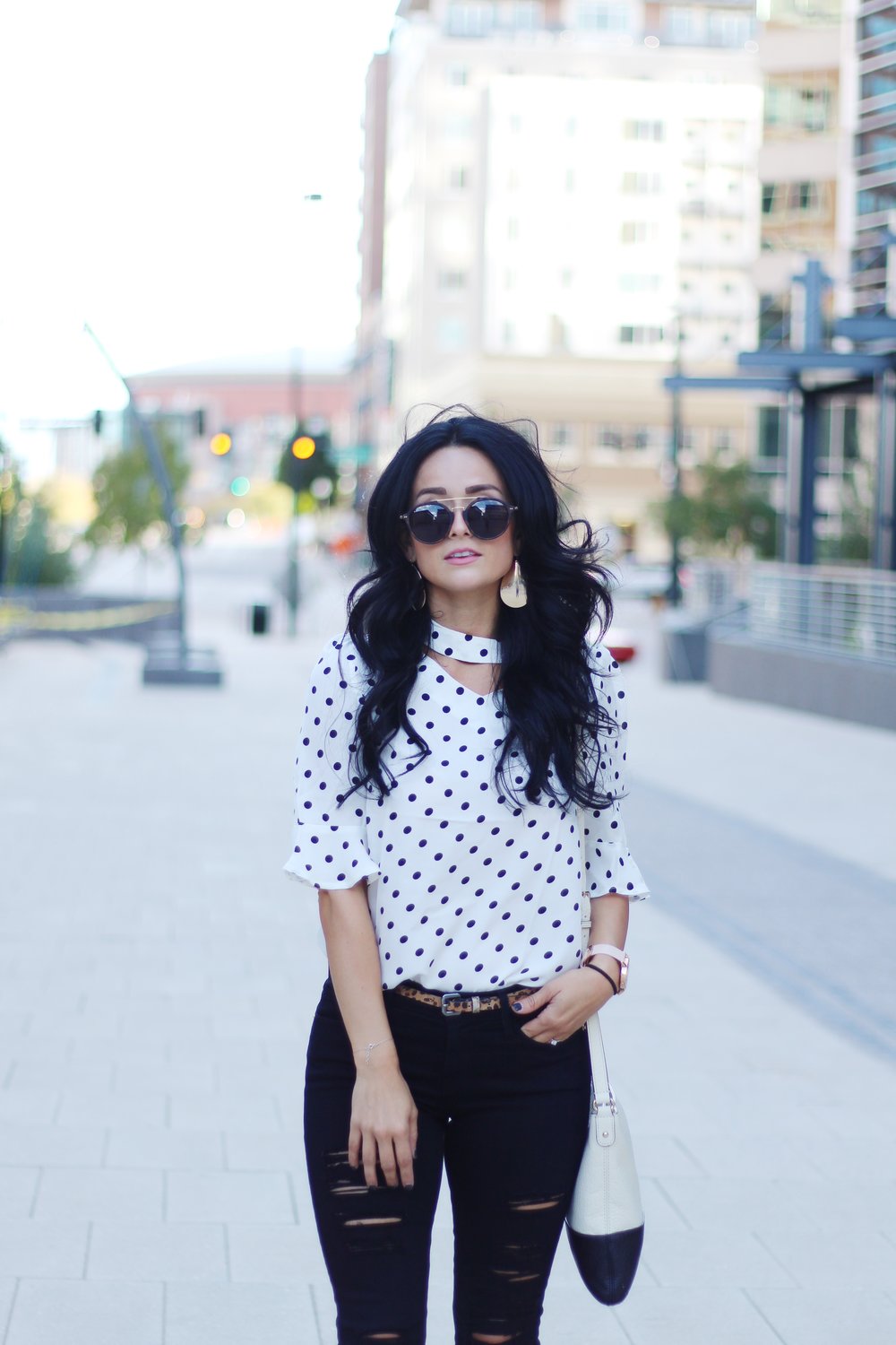 Polka Dot Style: Balancing Girly & Edgy Streetwear
