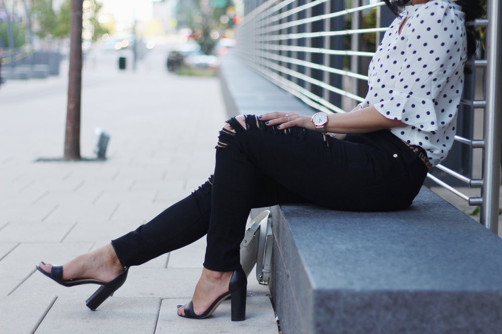 Polka Dot Style: Balancing Girly & Edgy Streetwear