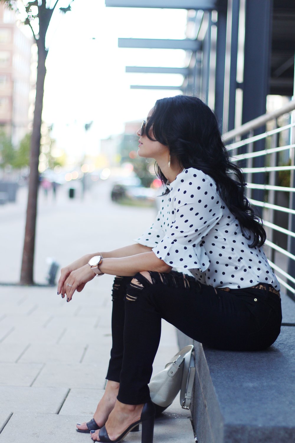 Polka Dot Style: Balancing Girly & Edgy Streetwear
