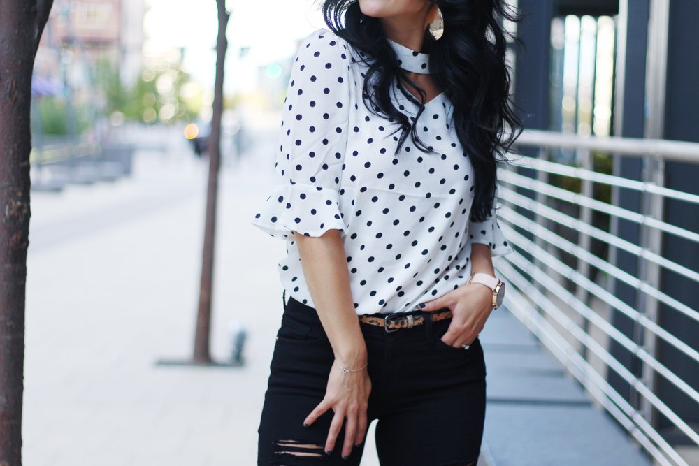 Polka Dot Style: Balancing Girly & Edgy Streetwear
