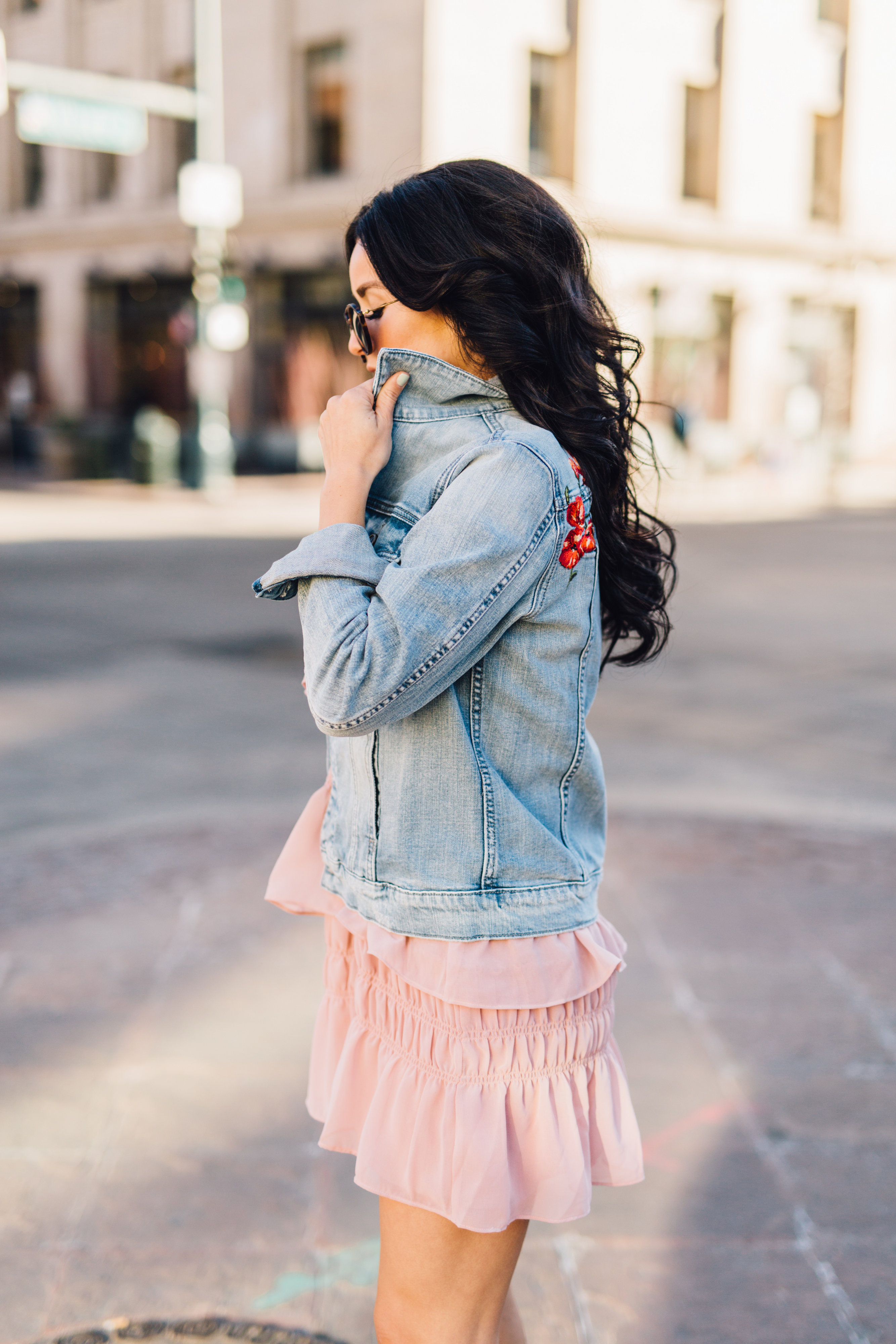 Embroidered & Ruffled Denim Jackets: Style Guide & Trends