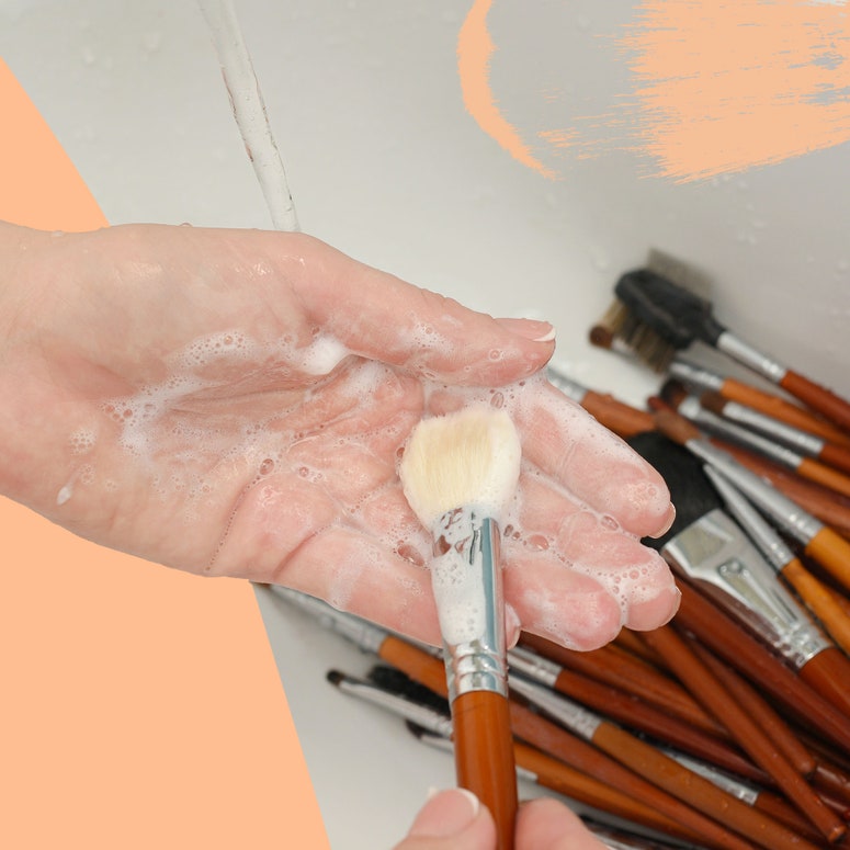 Properly Dry Makeup Brushes: Prevent Bristle Damage with This Simple Hack