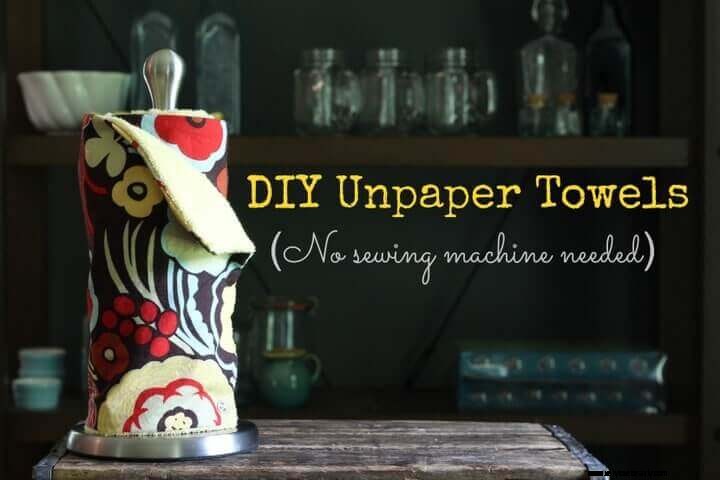 Eco-Friendly DIY Unpaper Towels: No Sewing Machine Needed