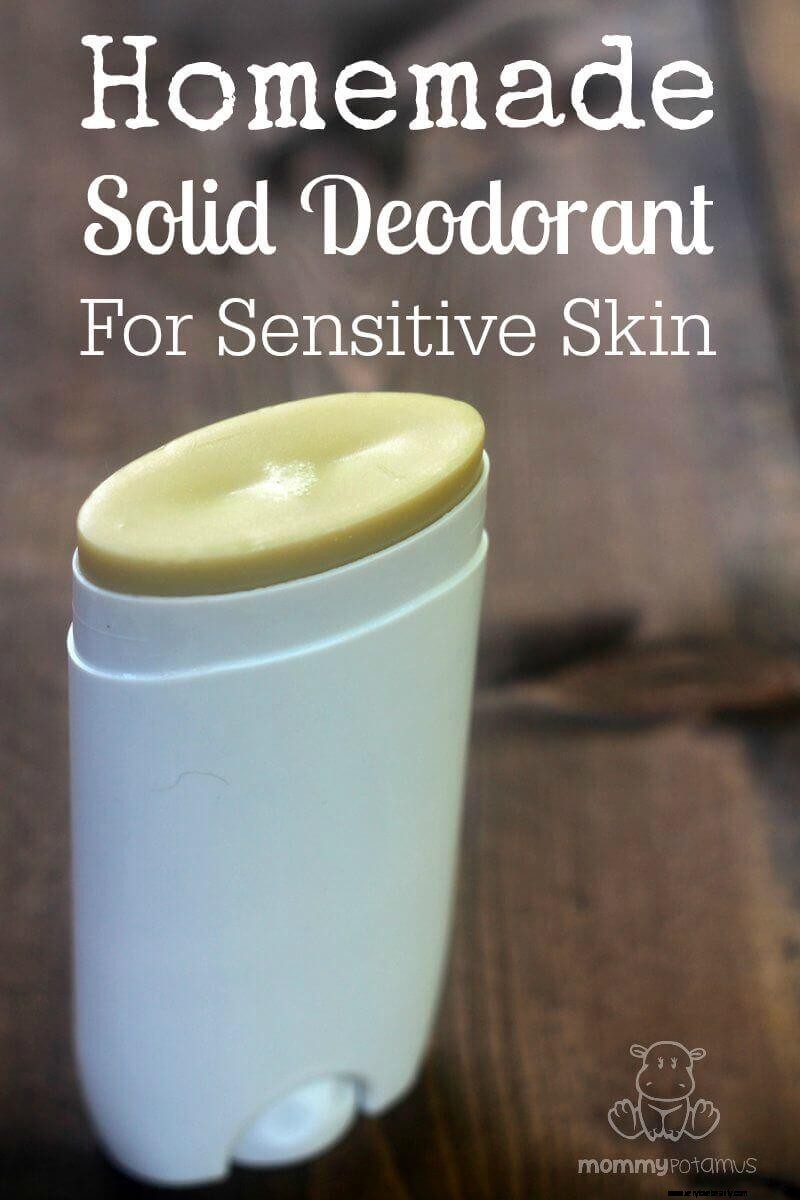 Sensitive Skin Solid Deodorant: Baking Soda-Free & Natural