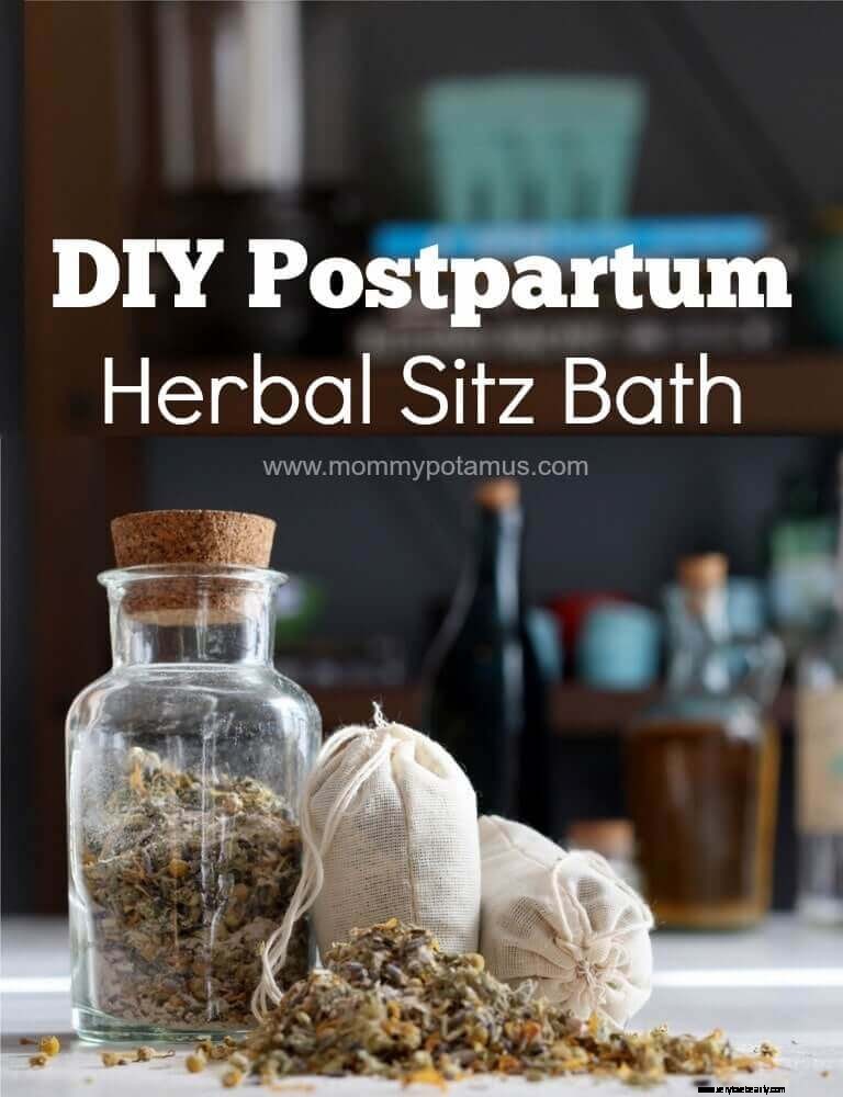 Soothing Postpartum Sitz Bath Recipe for New Moms | Mommypotamus