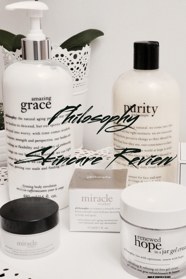 Philosophy Skincare Review: Hope & Grace Initiative & Product Impressions
