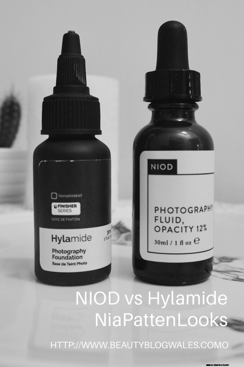 NIOD Photography Fluid vs. Hylamide Foundation: Which is Best for Photography?