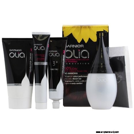Garnier Olio Permanent Hair Dye Deep Cherry: Revive Your Color & Manageable Curls