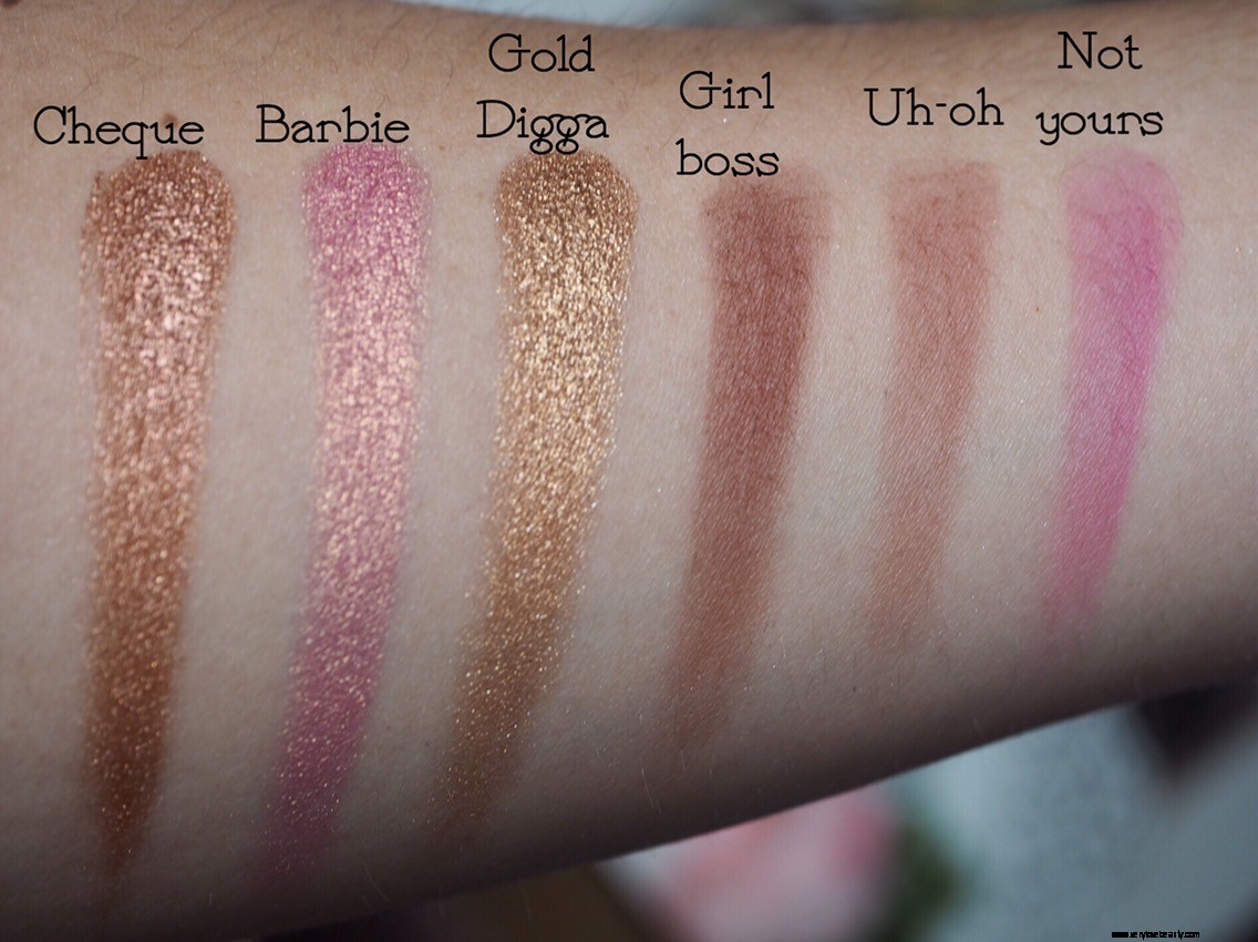 I Heart Chocolate Rose Gold Palette Review: Dupes & Swatches | TAM Beauty