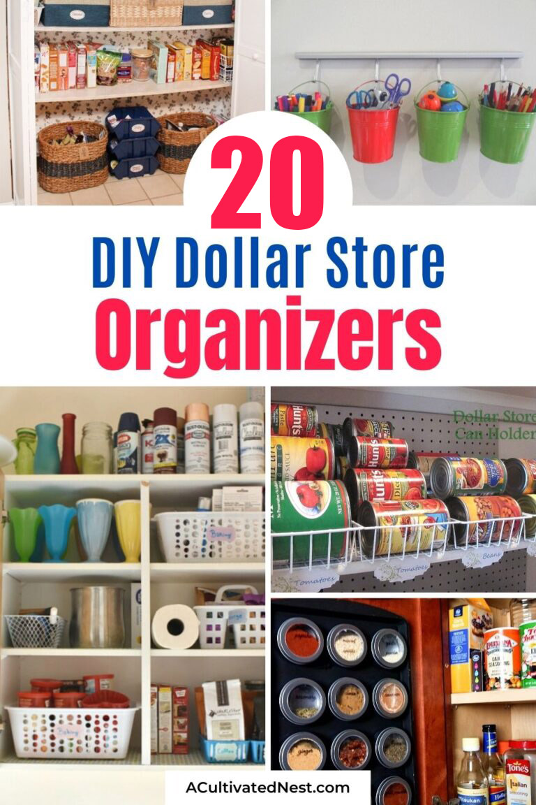 Dollar Store Organization: 20 Budget-Friendly DIY Hacks