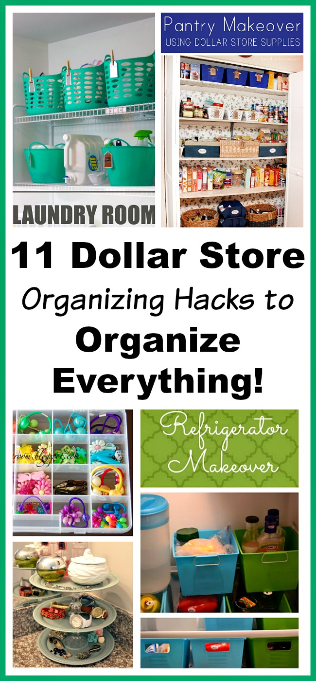 Dollar Store Organization: 20 Budget-Friendly DIY Hacks