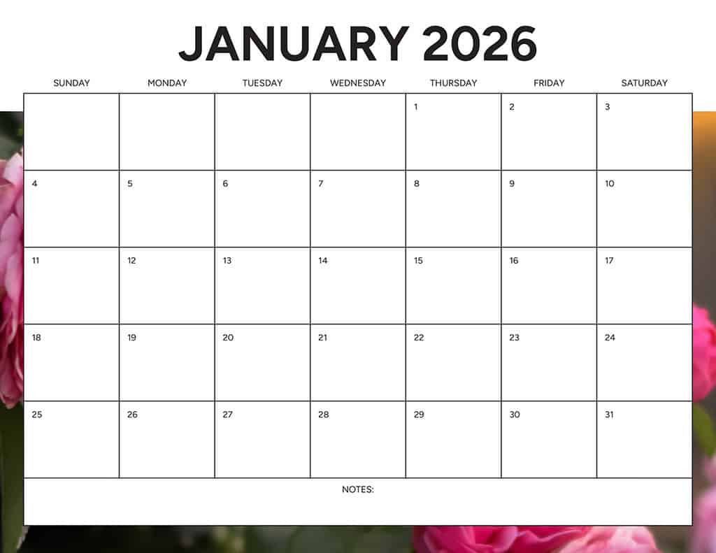 Free 2026 Calendars: Printable PDFs to Organize Your Year